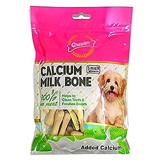 חטיף עצמות קלציום חלב מידה S לכלב 270 גר
