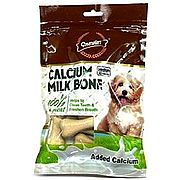 חטיף עצמות קלציום חלב מידה M לכלב 270 גר